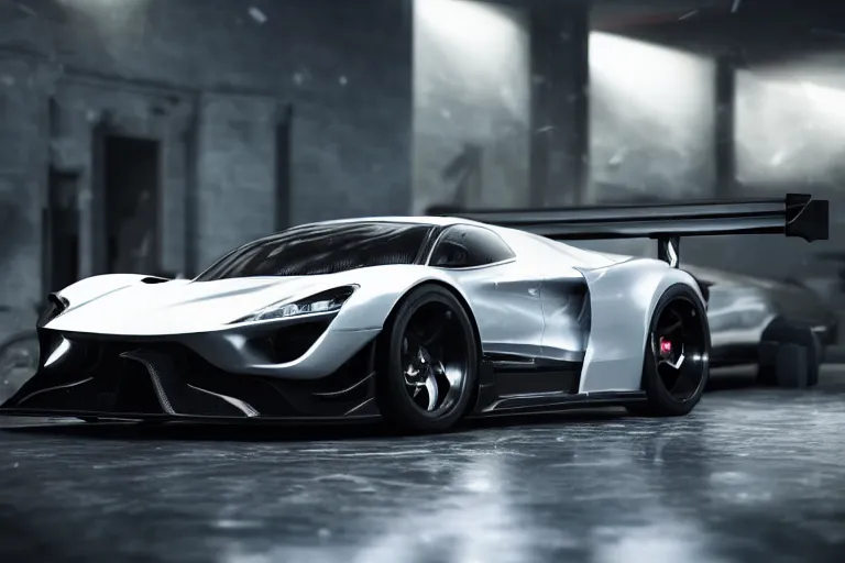 Image similar to photo wallpaper sport car gran turismo 7 forza horizon need for speed fast and furious 5 unreal engine supercar hypercar game concept car octane render, 4 khd 2 0 2 2 3 d cgi rtx style chrome reflexion global illumination ray tracing hdr arstation pixar and disney unreal