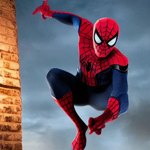 Image similar to Spiderman in Westworld