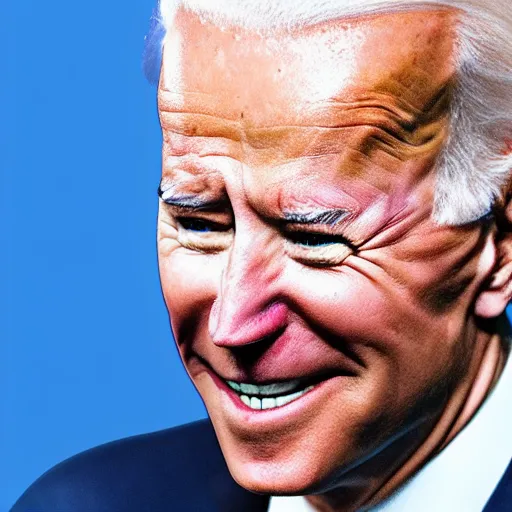 Prompt: joe biden animorphs into sonic the hedgehog