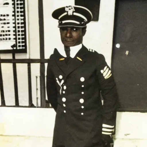 Image similar to cat in the uniform of navy