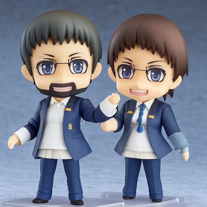 Image similar to mariano rajoy, an anime nendoroid of mariano rajoy, figurine, detailed product photo