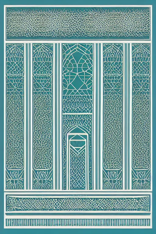 Prompt: minimalist boho style art of a mosque, illustration, vector art