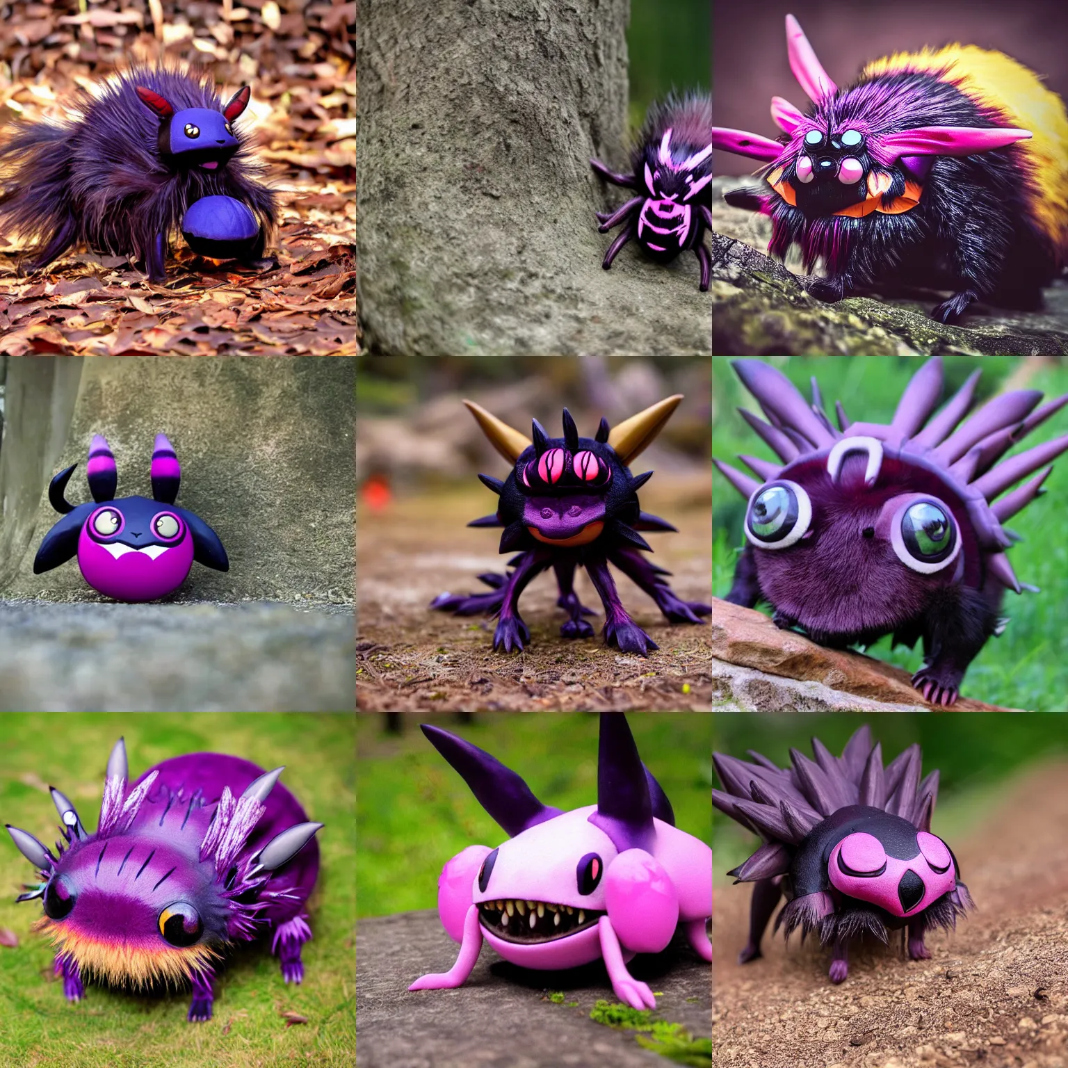 Prompt: The pokemon venonat as a real life animal, nature photography, outdoors