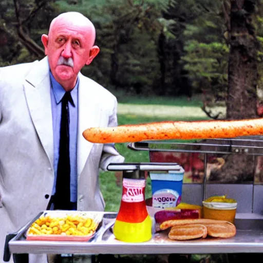 Image similar to mike ehrmantraut hot dog cart