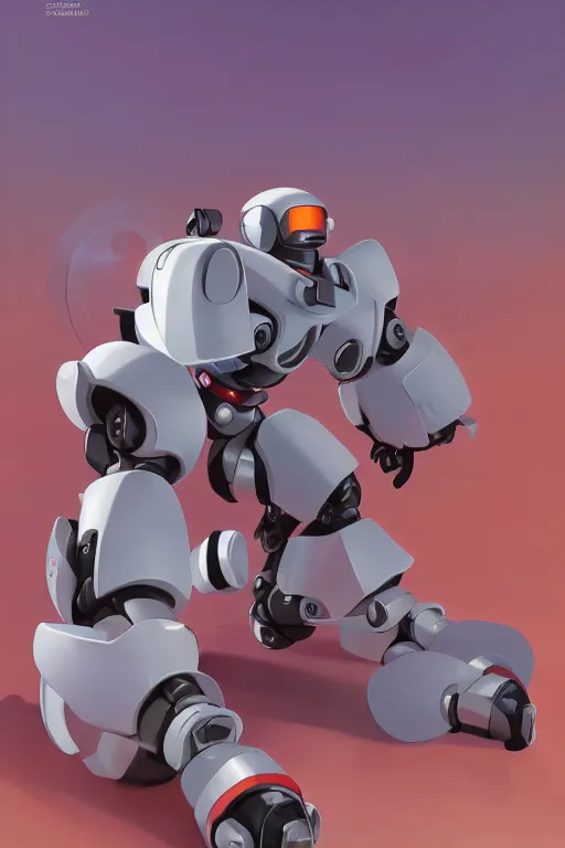 Image similar to metabots medabots medarotto medarot robot minimalist comics, behance hd by jesper ejsing, by rhads, makoto shinkai and lois van baarle, ilya kuvshinov, rossdraws global illumination ray tracing hdr radiating a glowing aura