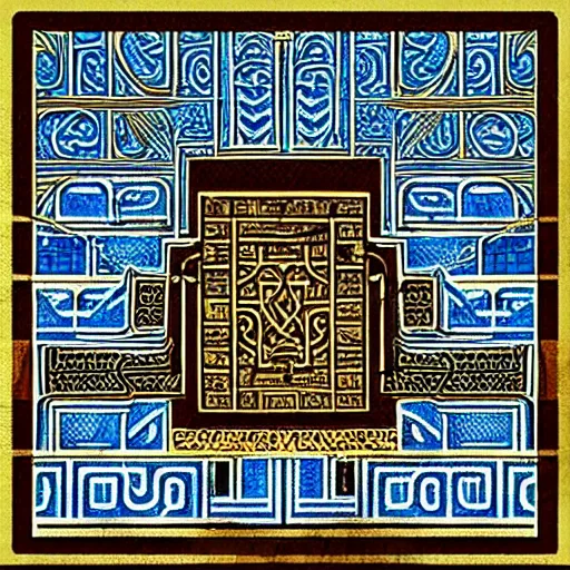 Image similar to Ishtar Gate fantasy world by Ishtar artstation