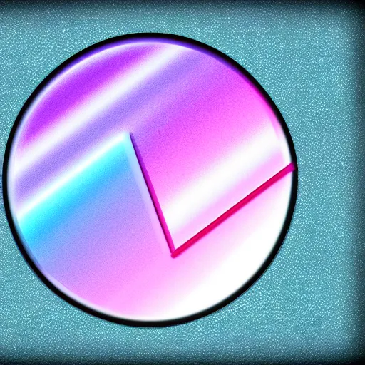 Image similar to Iridescent gradients iconography table icon. Very detailed digital table design. Minimalist digital icon,