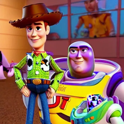 Prompt: justin bieber in pixar's toy story