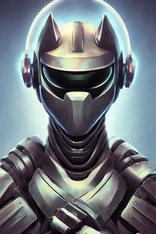 Image similar to epic mask helmet robot ninja portrait stylized as fornite style game design fanart by concept artist gervasio canda, behance hd by jesper ejsing, by rhads, makoto shinkai and lois van baarle, ilya kuvshinov, rossdraws global illumination radiating a glowing aura global illumination ray tracing hdr render in unreal engine 5