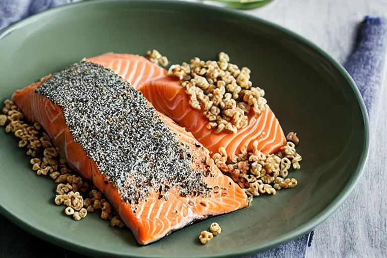 Image similar to salmon and sardine cereal