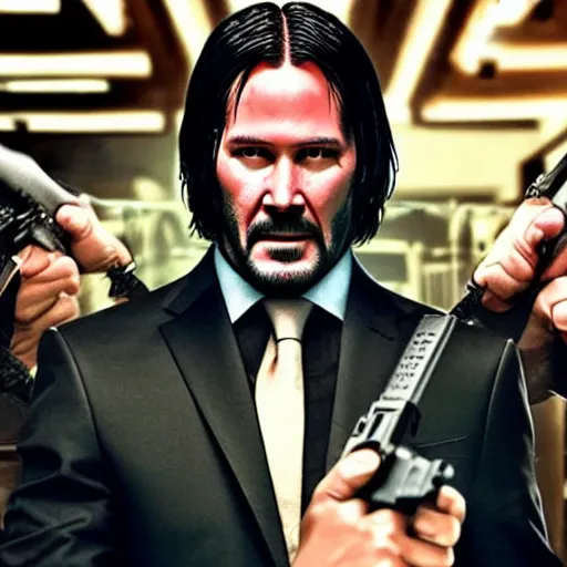 john wick holding ar15 at a night club, 8k, | Stable Diffusion | OpenArt