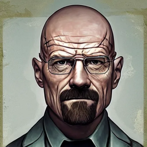 Image similar to Walter White as Gordon Freeman from Half Life 2