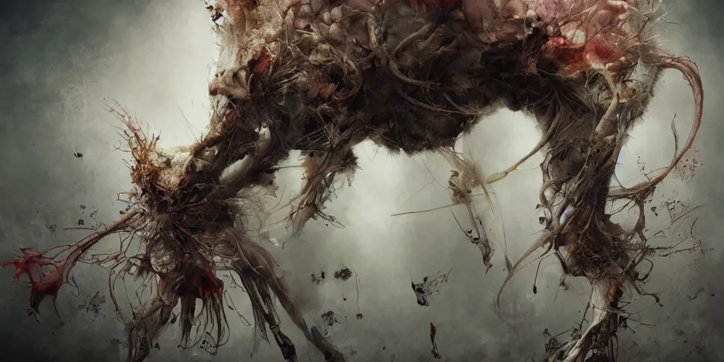 Image similar to The end of an organism, by ryohei hase