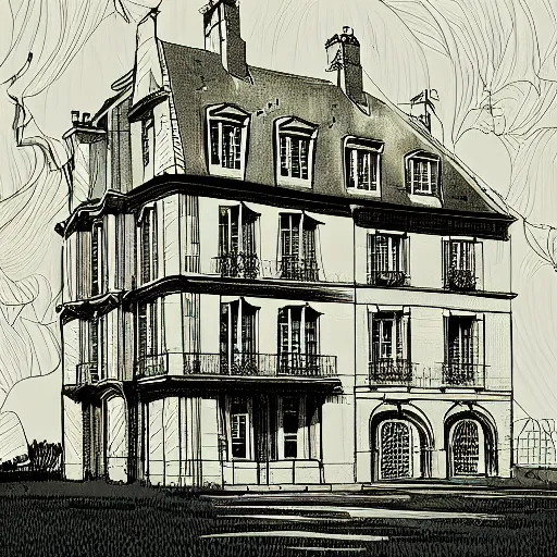 Image similar to illustration of a house by gobelins paris school