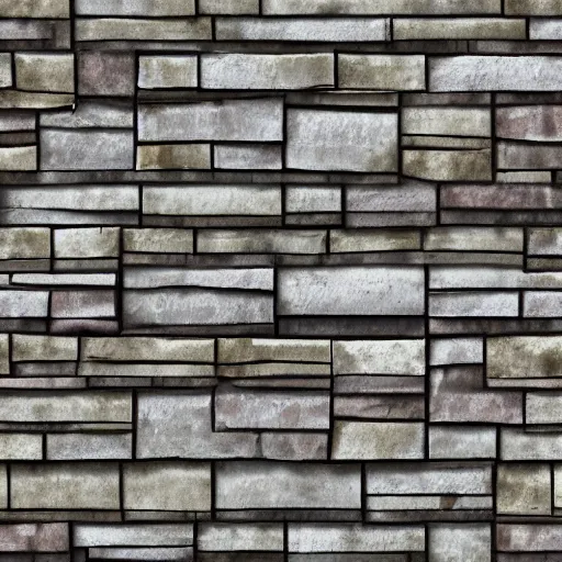 Image similar to a painterly stylized stone cladding texture