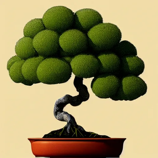 Image similar to bonsai olive! tree but minimalistic concept art by frank stella gilleard james whalen tom, colorful, soft light, trending on artstation, minimalism