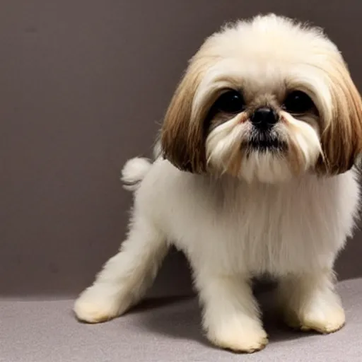 Image similar to a shih tzu mixed with a male sheep