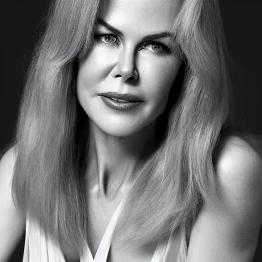 Image similar to face of Monkey Nicole Kidman