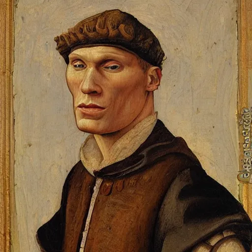 Image similar to A 15th century medieval renaissance oil painting of Jerma985, portrait of Jerma985, grainy, realistic, very realistic, hyperrealistic, highly detailed, very detailed, extremely detailed, very neat, very epic, very cool, detailed, trending on artstation