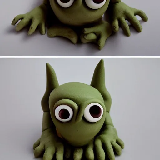 Image similar to cute clay monster santani deviantart