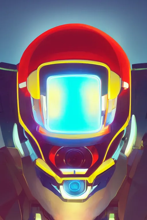 Prompt: metabots medabots medarotto medarot robot minimalist comics helmet mask neon cybereye, behance hd by jesper ejsing, by rhads, makoto shinkai and lois van baarle, ilya kuvshinov, rossdraws global illumination ray tracing hdr radiating a glowing aura