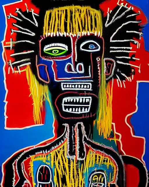 Image similar to A extremely ultra highly detailed majestic hi-res beautiful immaculate head and shoulders award winning painting stunning portrait masterpiece of a evil voodoo doll, black magic and witchcraft by Jean-Michel Basquiat, 8k, high textures, ultra hyper sharp, insanely detailed and intricate, super detailed, 8k HDR ultra high quality, hyperrealistic, photorealistic, octante render, cinematic, high textures, royaltly, royal, hyper sharp, 4k insanely detailed and intricate, hypermaximalist, 8k, hyper realistic, super detailed, 4k HDR hyper realistic high