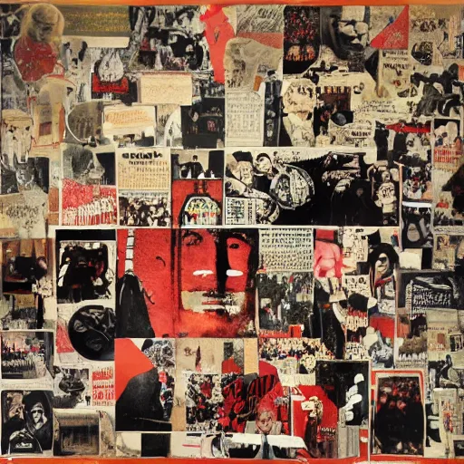 Image similar to a paper collage of armageddon, a god of death stands in the middle, kurt schwitters, richard hamilton, joe webb, chambliss giobbi, lynn skordal, derek gores, barbara kruger, jacques villegle.