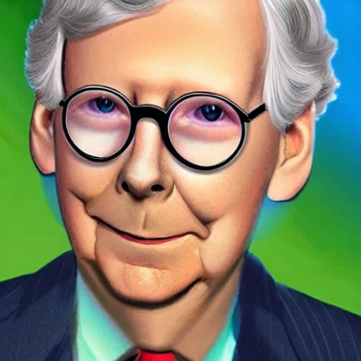 Image similar to animorphs book of mitch mcconnell turning into a turtle, book cover