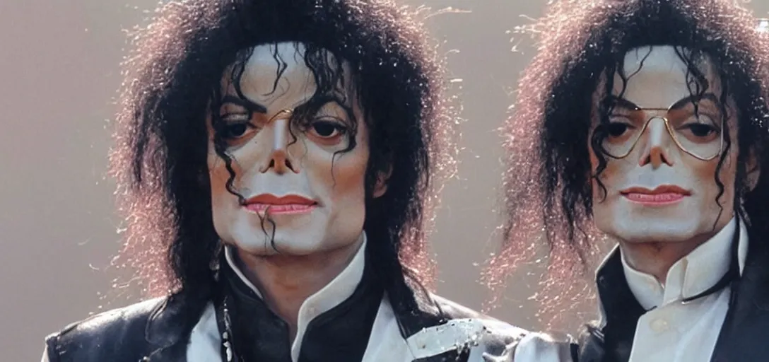 Prompt: Michael Jackson in a New music video, 2022