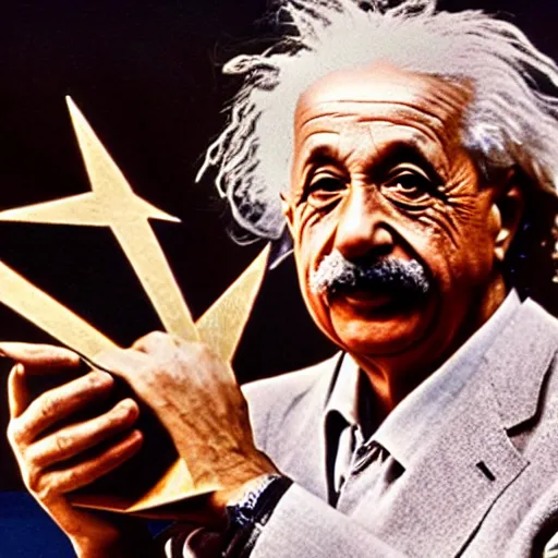 Image similar to NBA broadcast of Albert Einstein as an NBA all-star