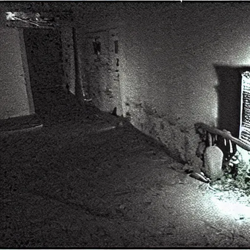 Image similar to scary creature caught on nightvision trailcam footage