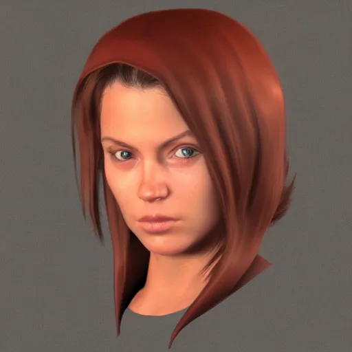 Prompt: A 3d model of female protagonist by Leticia Gillett