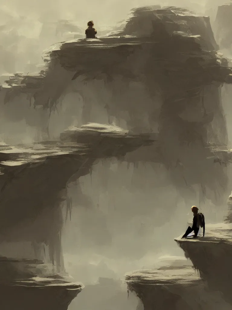 Image similar to solitude by Disney Concept Artists, blunt borders, rule of thirds