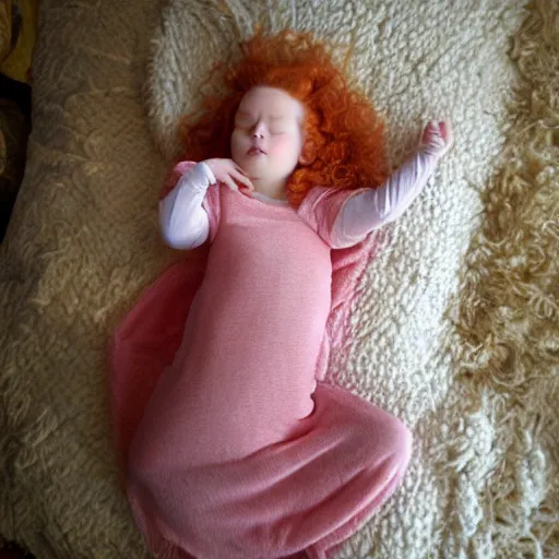 Image similar to ginger sleeping beauty