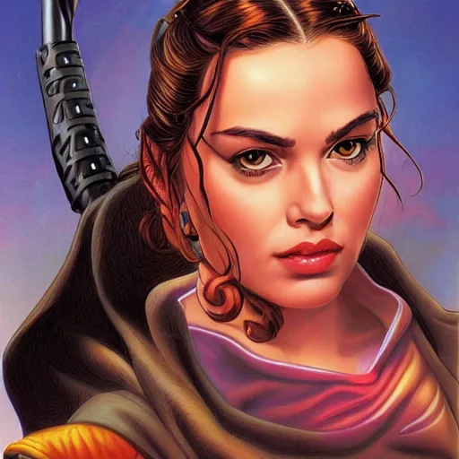 Prompt: padme by Joe Jusko