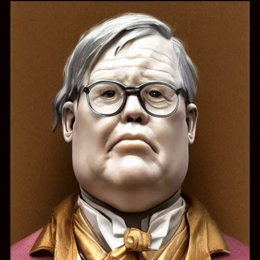 Prompt: amazing lifelike award winning marble bust of Roy chubby brown trending on art station artgerm Greg rutkowski alphonse mucha cinematic