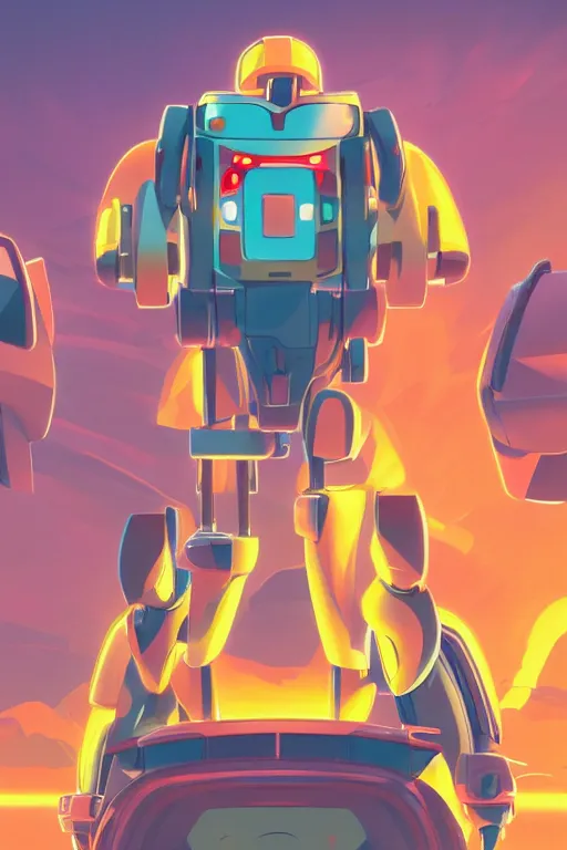 Image similar to metabots medabots medarotto medarot robot minimalist comics helmet mask neon cybereye, behance hd by jesper ejsing, by rhads, makoto shinkai and lois van baarle, ilya kuvshinov, rossdraws global illumination ray tracing hdr radiating a glowing aura