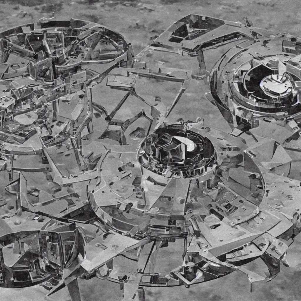 Prompt: Close-up of a machine to terraform the Earth in the future, in the style of Robert Doisneau