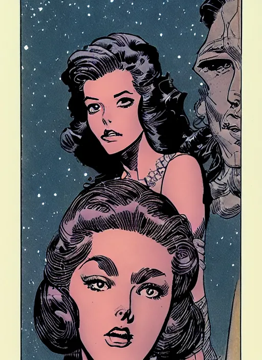 Image similar to a portrait of a pretty young lady by al williamson