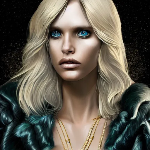 Image similar to abbey lee kershaw as emma frost, symmetrical facial features, 8 k intricate detail, golden ratio, in the style of pepe larraz, radiosity rendering,