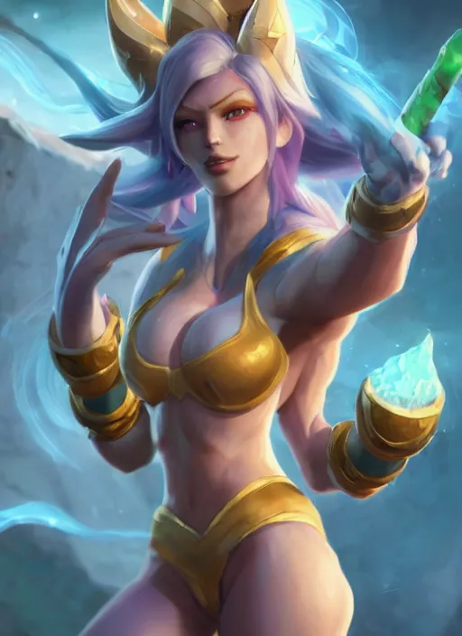 Prompt: athletic soraka, from league of legends, healing his teammates, with abs, au naturel, hyper detailed, digital art, trending in artstation, cinematic lighting, studio quality, smooth render, unreal engine 5 rendered, octane rendered, art style by klimt and nixeu and ian sprigger and wlop and krenz cushart