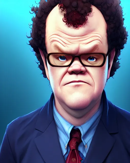 Image similar to john c. reilly as dr. steve brule, portrait shinkai makoto studio ghibli studio key hideaki anno sakimichan stanley artgerm lau rossdraws james jean marc simonetti elegant highly detailed digital painting artstation pixiv