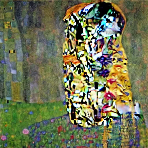 Prompt: men and women frolicking in a solarpunk utopia painting by gustav klimt