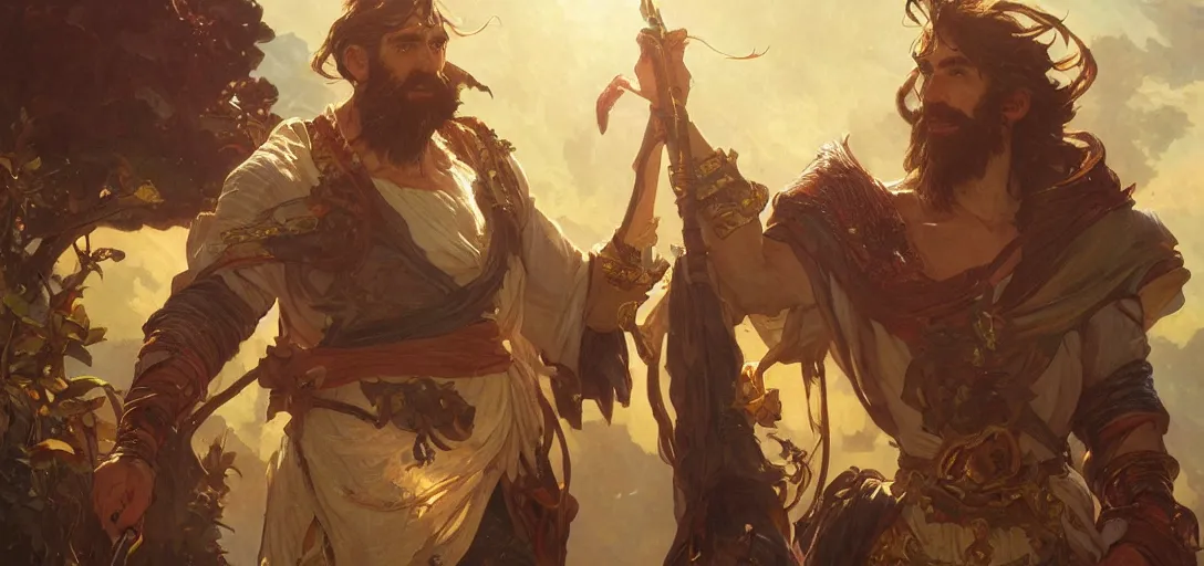 Image similar to asmongold the great by stanley artgerm lau, greg rutkowski, thomas kindkade, alphonse mucha, loish, norman rockwel