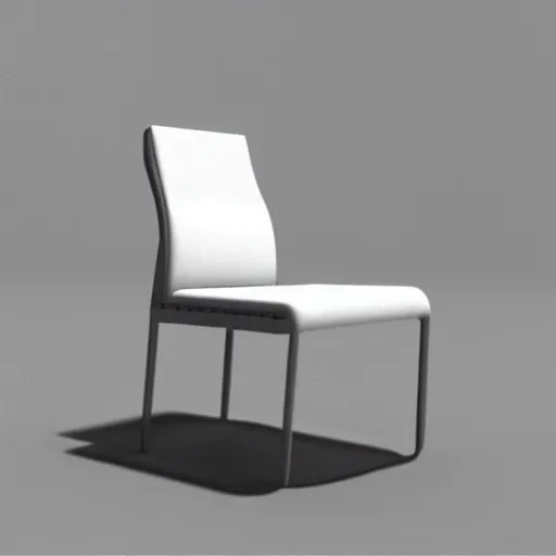 Prompt: 3 d object of chair rendered in isometric in 3 d game, isometric art, centralised, mohamed chahin, blender cycles render, solid colours material, no background and shadows