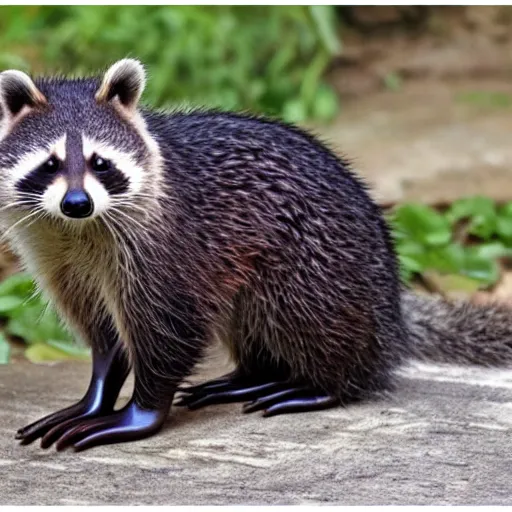 Image similar to a raccoon otter hybrid