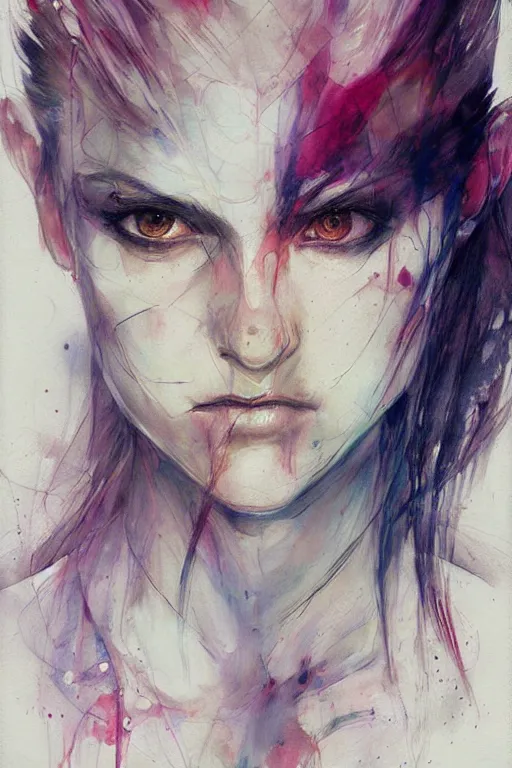 Image similar to samus aran portrait art by agnes cecile, beautiful, soft, smooth