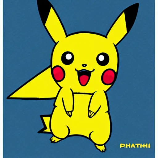 Prompt: cute pikachu, manga