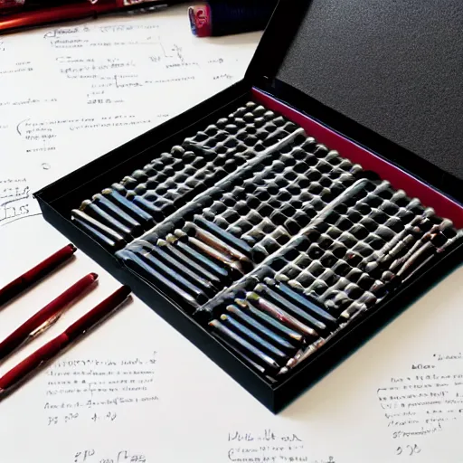 Image similar to a thousand pens found under the grid