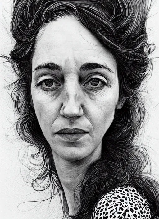 Prompt: highly detailed portrait of 5 0's, surburb woman, mother, photographic realistic background, by royal jafarov, by dustin hobert, by joe fenton, by kaethe butcher, trending on instagram, award winning details